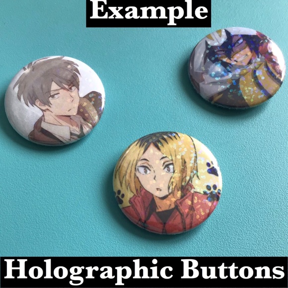 [HANDMADE] Bungo Stray Dogs Buttons - Picture 7 of 7